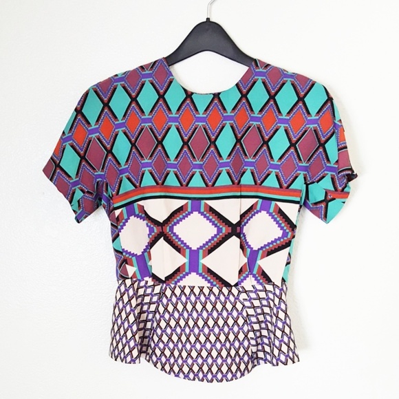 W118 by Walter Baker peplum blouse - Picture 1 of 7